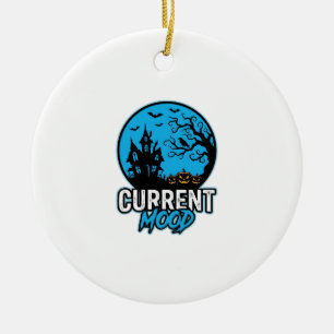 Aktuelle Stimmung Halloween Vintage Gravur Vektor_ Keramik Ornament