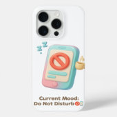 Aktuelle Stimmung: Nicht stören Handy Art Case-Mate iPhone Hülle (Rückseite)