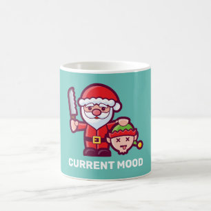 Aktuelle Stimmung - Santa und Elf Kaffeetasse