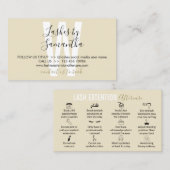 Aktuelle Tipps und Hinweise zur Lash Aftercare-Tec Visitenkarte (Vorne/Hinten)