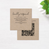 Aktuelle Website-Karte für den QR-Code für Hochzei (Schreibtisch)