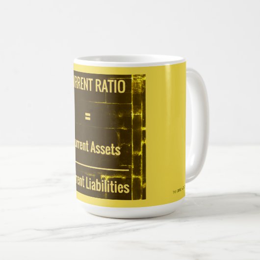 "Aktueller Anteil" Kaffeetasse (VorderseiteRechts)