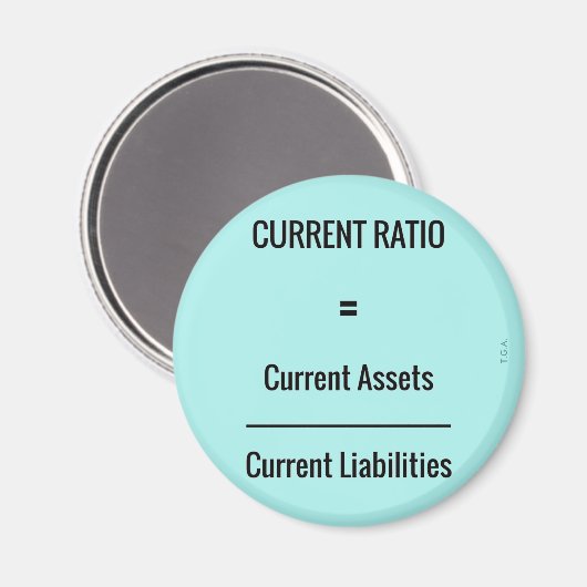 "Aktueller Anteil" Magnet (Vorderseite/Rückseite)