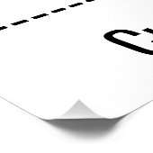 "Aktueller Anteil" Poster (Ecke)