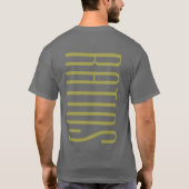 "Aktueller Anteil" T-Shirt (Rückseite)