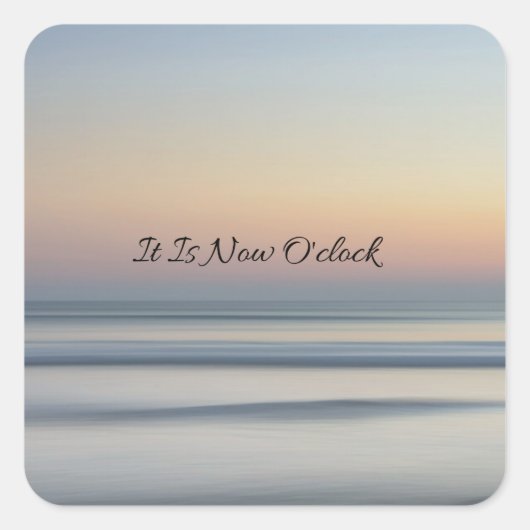 Aktueller Erinnerung-Aufkleber Quadratischer Aufkleber (Vorderseite)