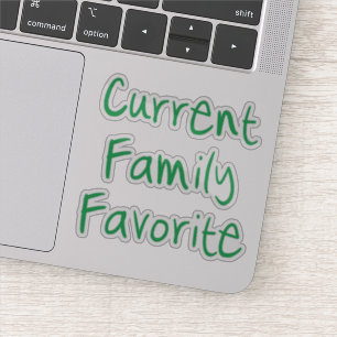 Aktueller Favorit Aufkleber
