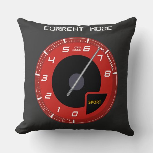 AKTUELLER MODE SPORT-T - Shirt Kissen (Vorderseite)