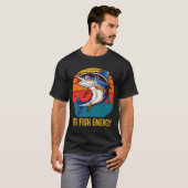 Aktueller Segelfisch und Boot T-Shirt (Vorne ganz)