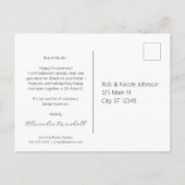 Aktuelles Foto Realtor Happy Housiversary Postkarte (Rückseite)