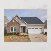 Aktuelles Foto Realtor Happy Housiversary Postkarte (Vorderseite)