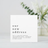 Aktuelles Foto zum Verschieben neuer Adressdetails Ankündigung (Stehend Vorderseite)