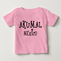 Akumal Mexico Design - Baby Fine Jersey T - Shirt