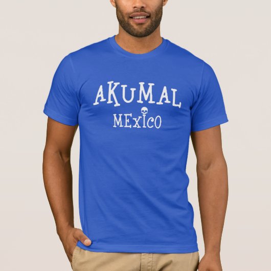 Akumal Mexico Design - Bella+Leinwand Jersey Kurz T-Shirt (Vorderseite)