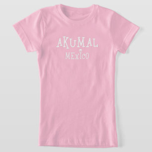 Akumal Mexico Design - Girls' Fine Jersey T - Shir T-Shirt