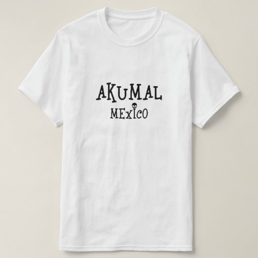 Akumal Mexico Design - Männerwert-T - Shirt (Design vorne)