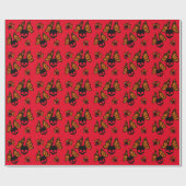 Akumal Mexico Design - Matte Wrapping Paper Geschenkpapier (Flach)