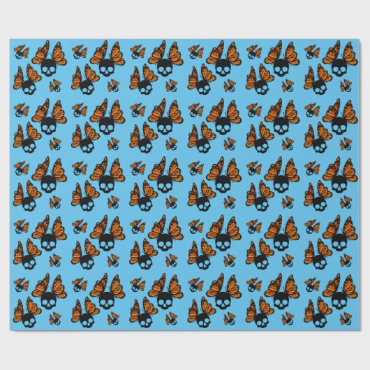 Akumal Mexico Design - Matte Wrapping Paper Geschenkpapier (Flach)