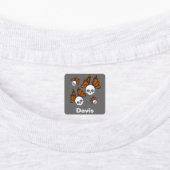 Akumal Mexico Design - Small Square Closing Label Etiketten (Befestigt)