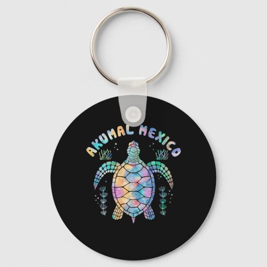 Akumal, Mexiko, Meeresschildkröte Schlüsselanhänger (Vorderseite)