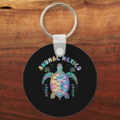 Akumal, Mexiko, Meeresschildkröte Schlüsselanhänger (Vorderseite)