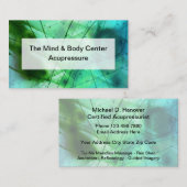 Akupressur und Akupressur Visitenkarte (Vorne/Hinten)