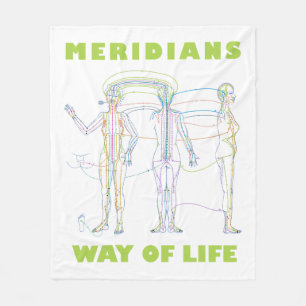 Akupuncture Way of Life Fleecedecke