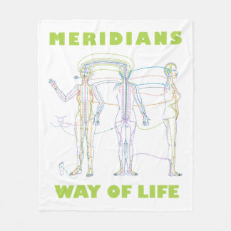 Akupuncture Way of Life Fleecedecke