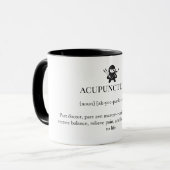 Akupunkteur Tasse Nadel Ninja Geschenk Kaffeetasse (Vorderseite Links)