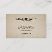 Akupunktionsnadel - Yin Yang Visitenkarte (Rückseite)