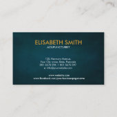 Akupunktionsnadel - Yin Yang Visitenkarte (Rückseite)