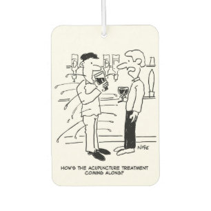 Akupunktur Behandlung Cartoon Autolufterfrischer