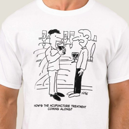 Akupunktur Behandlung Cartoon T-Shirt