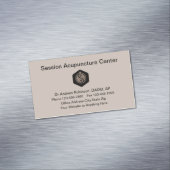 Akupunktur chinesische Medizin Magnetische Visitenkarte (Beispiel)