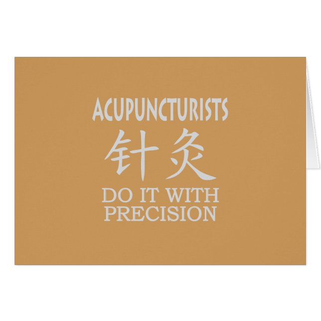 Akupunktur Chinesisches Symbol (Vorderseite (Horizontal))