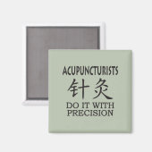Akupunktur Chinesisches Symbol Magnet (Vorderseite/Rückseite)