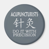 Akupunktur Chinesisches Symbol Magnet (Vorne)
