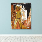 Akupunktur, Collage und gemischte Medien Leinwanddruck (Insitu (Holzboden))