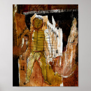 Akupunktur, Collage und gemischte Medien Poster