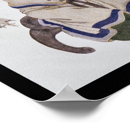 Akupunktur Große Intestine Meridian Hand Yangming Poster (Ecke)