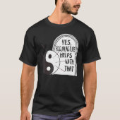 Akupunktur hilft mit der Yin Yang Needle Therap T-Shirt (Vorderseite)