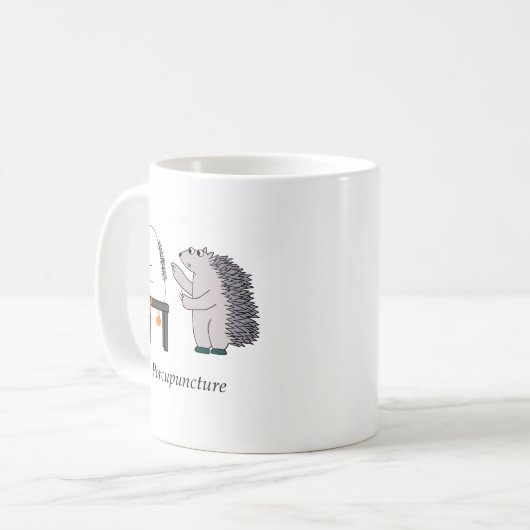 Akupunktur Kaffeetasse (Vorderseite Links)