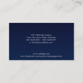 Akupunktur Lotus - Mutter der Perle Visitenkarte (Rückseite)