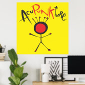 Akupunktur Poster (Heimbüro)