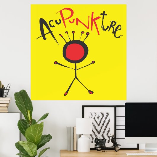 Akupunktur Poster (Heimbüro)