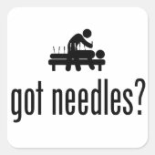 Akupunktur Quadratischer Aufkleber (Vorderseite)