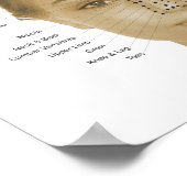 Akupunktur Reflexologie Gesichtspunkt und Kopf Mik Poster (Ecke)