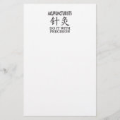 Akupunktur-Spaß Briefpapier (Vorderseite)
