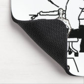 Akupunktur-Spaß Mousepad (Ecke)