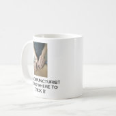 Akupunktur-Tasse Kaffeetasse (Vorderseite Links)